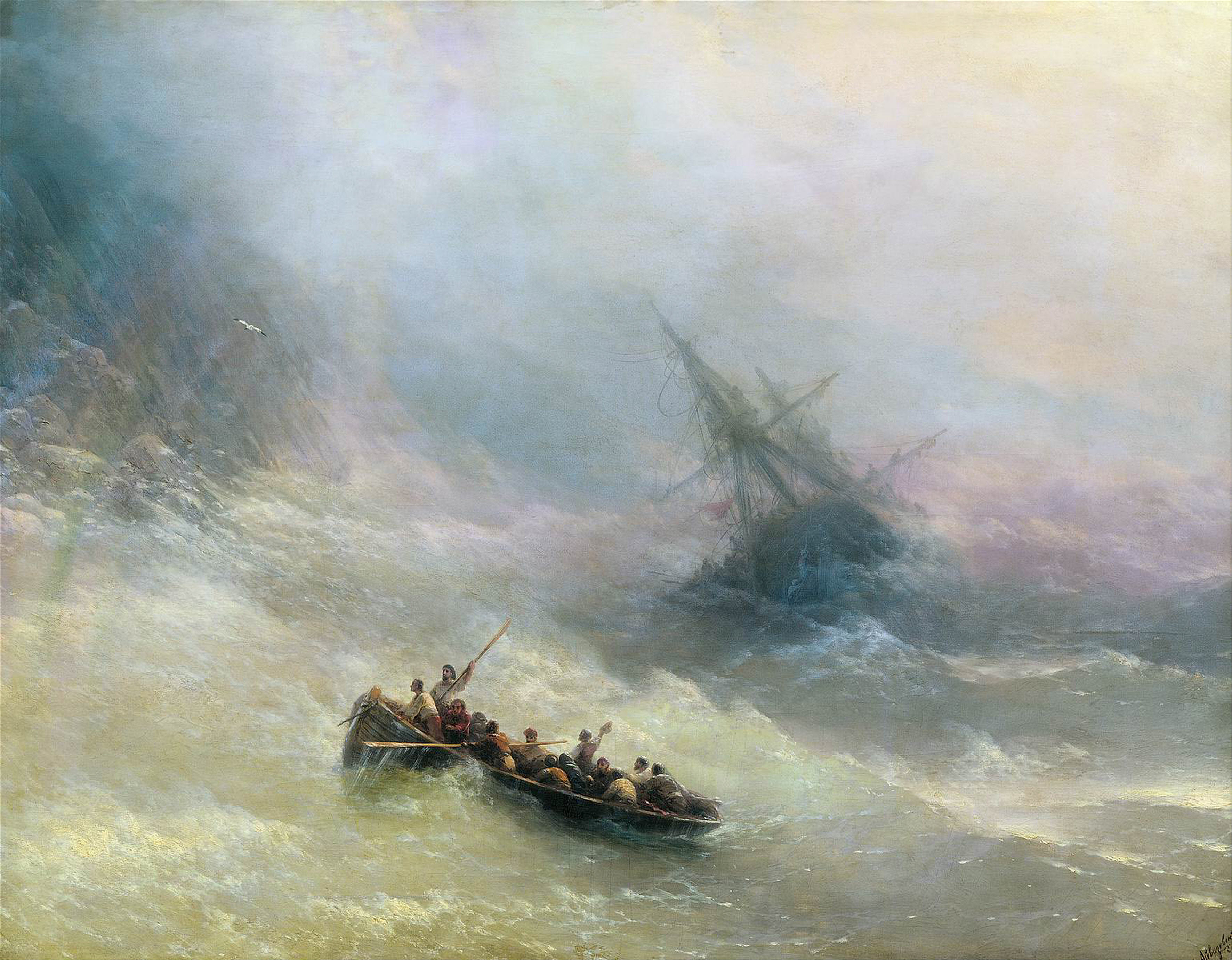 И. К. Айвазовский — Радуга, 1873