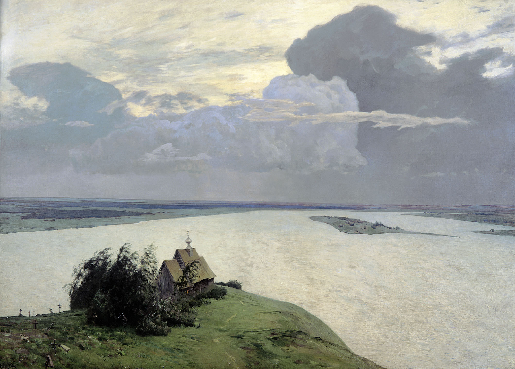 И. И. Левитан — Над вечным покоем, 1894