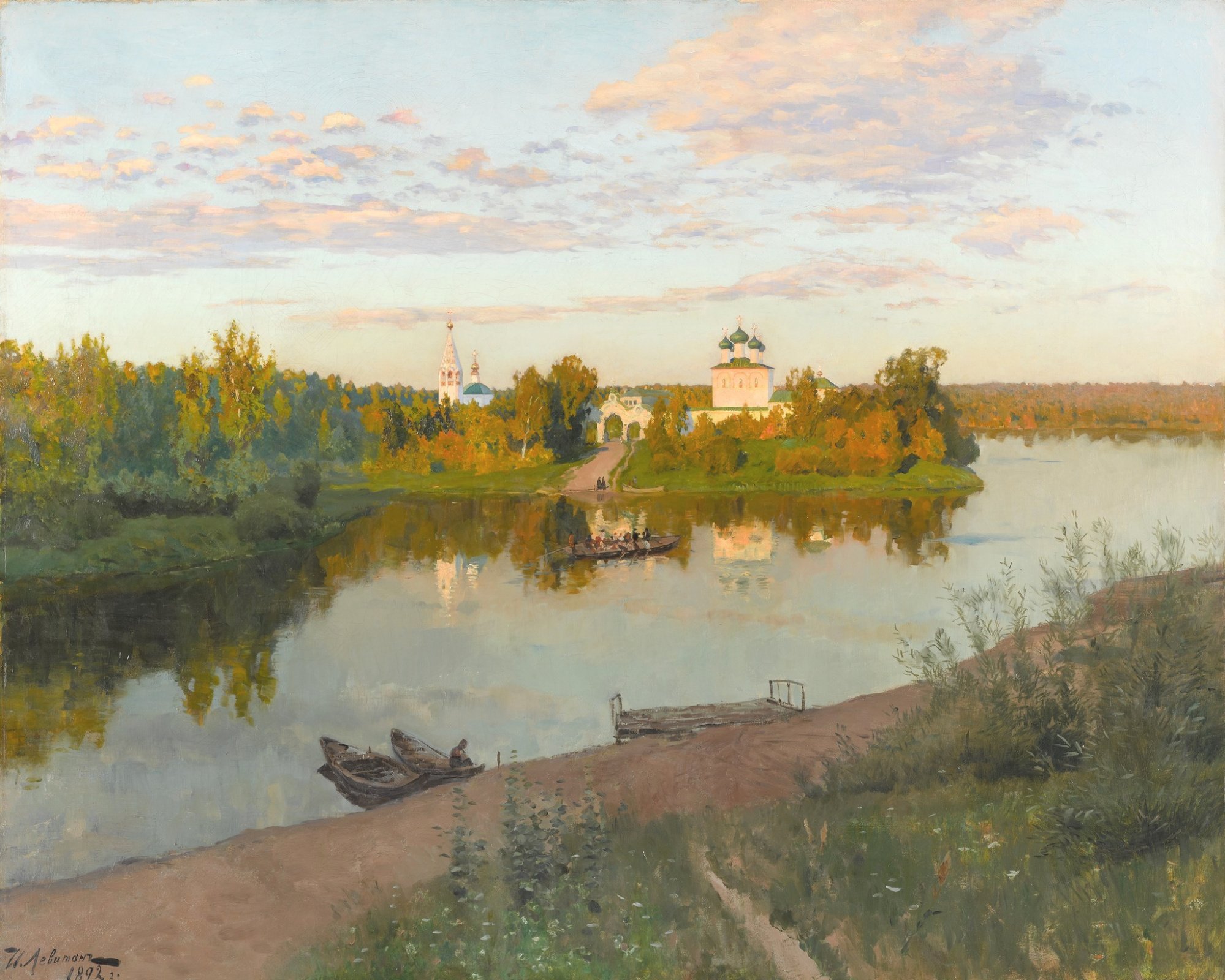 И. И. Левитан · Вечерний звон